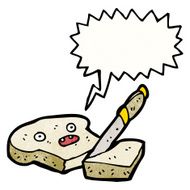 slice of bread cartoon character N5