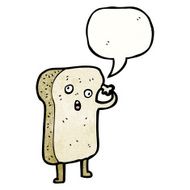 slice of bread cartoon character N6