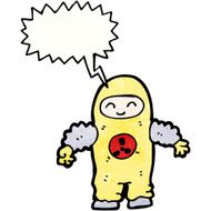 man in radiation proof suit N4