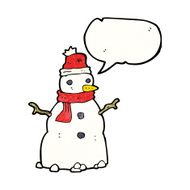 Cartoon Snowman N98
