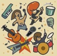 Hard Rock Music set