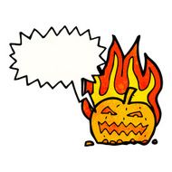 spooky halloween pumpkin cartoon N6