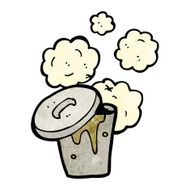 smelly old bin cartoon N6