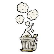 old garbage can cartoon N6