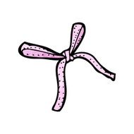 decorative ribbon bow cartoon N6