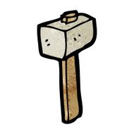 cartoon stone mallet N7
