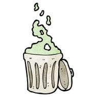 old garbage can cartoon N9