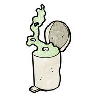 old garbage can cartoon N10
