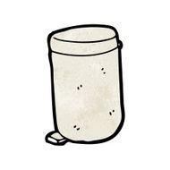 cartoon rubbish bin N8
