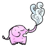 cartoon elephant squirting N2