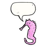 Cartoon Seahorse N40
