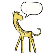 Cartoon Giraffe N41