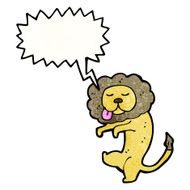 cartoon dancing lion N2