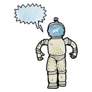Cartoon Astronaut N155
