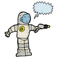 Cartoon Astronaut N156