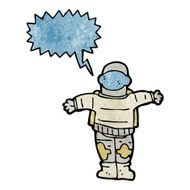Cartoon Astronaut N157