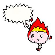 shouting brain cartoon N6