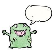 funny cartoon frog N10