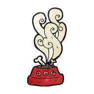 cartoon dog food bowl N3