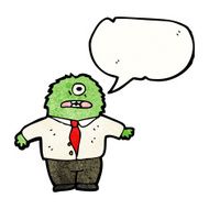 cartoon monster boss N2