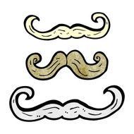 cartoon mustaches N2