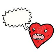 talking love heart cartoon N4