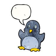 Cartoon penguin N97