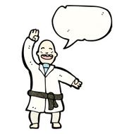 cartoon karate expert N9