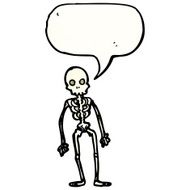 Cartoon Skeleton N23