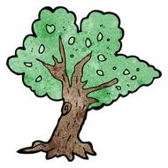 Cartoon Tree N215