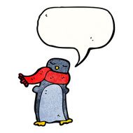 Cartoon penguin N100