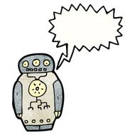 Cartoon Robot N346