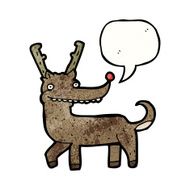 Cartoon Reindeer N80