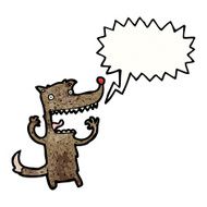 cartoon crazy wolf N3