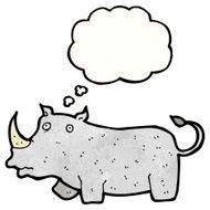 cartoon rhinoceros N6
