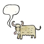 Cartoon Cow N104