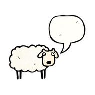 Cartoon Sheep N46