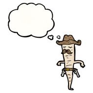 vegetable cartoon cowboy N2