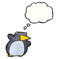 funny cartoon penguin N52