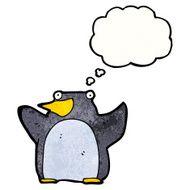 funny cartoon penguin N53