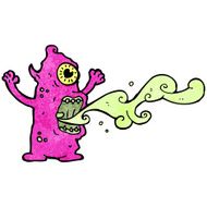 gross monster cartoon N4