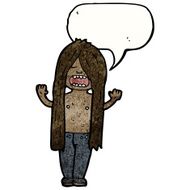 long haired hippie man N2