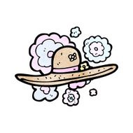 summer hat cartoon N2