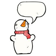 Cartoon Snowman N103