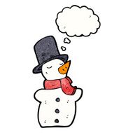 Cartoon Snowman N104