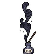 cartoon ink pot N5