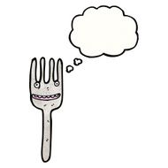 cartoon fork N48