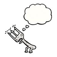 cartoon fork N49
