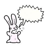 cartoon burping rabbit N2