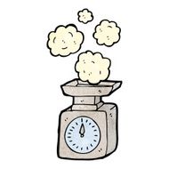 Cartoon Weighing Scales N8